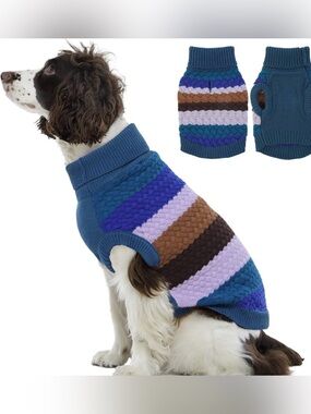 KUOSER dog sweater blue NWT XS